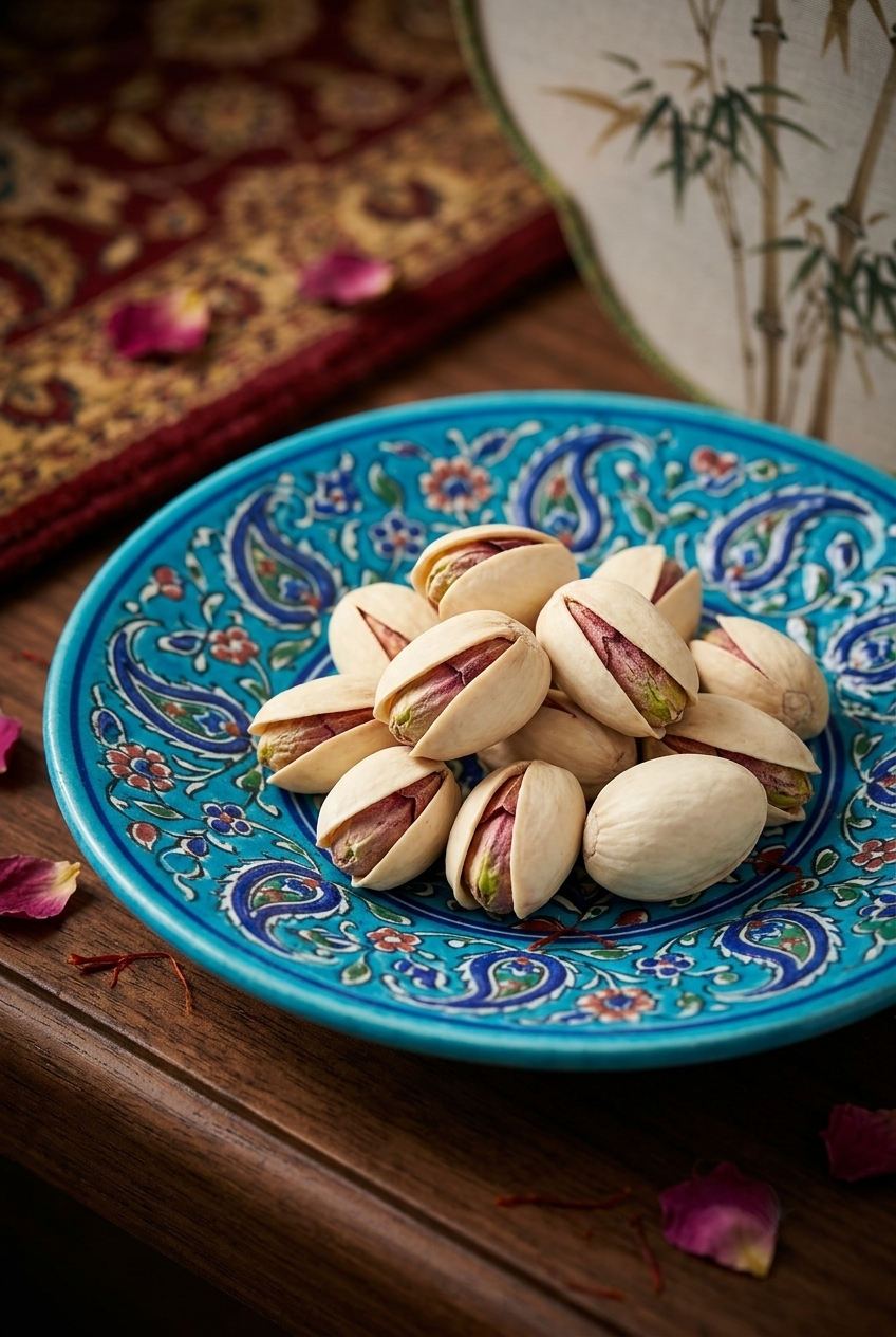 Ahmad Aghaei pistachios with bone-white shells