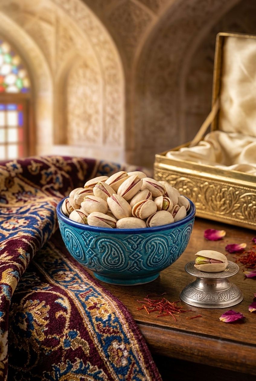 Akbari pistachios, the longest Iranian variety